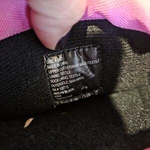 TOTES Size 4 Black and Pink Girl's Shoes Winter Boots Lake New.